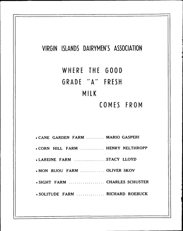 Virgin Islands Agriculture and food fair 1975 - Page 9