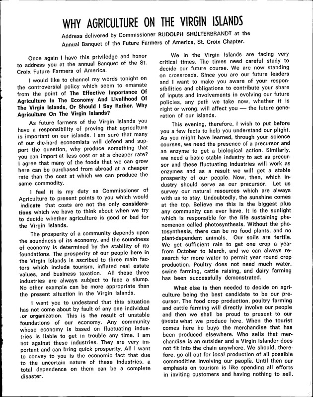 Virgin Islands Agriculture and food fair 1975 - Page 10