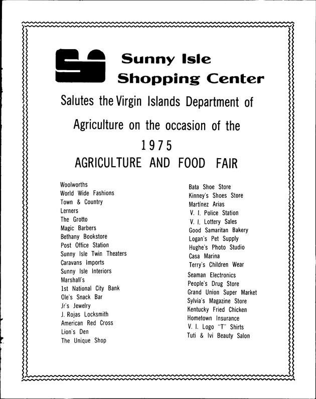 Virgin Islands Agriculture and food fair 1975 - Page 42