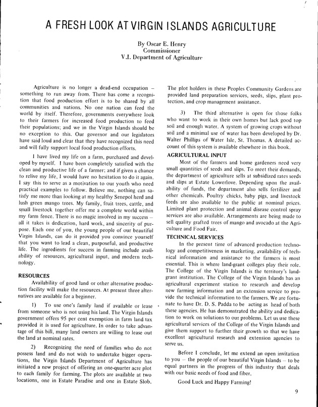 Virgin Islands Agriculture and food fair 1976 - Page 10