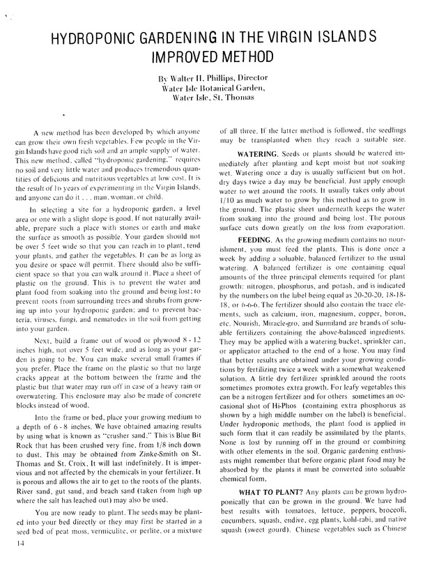 Virgin Islands Agriculture and food fair 1976 - Page 15