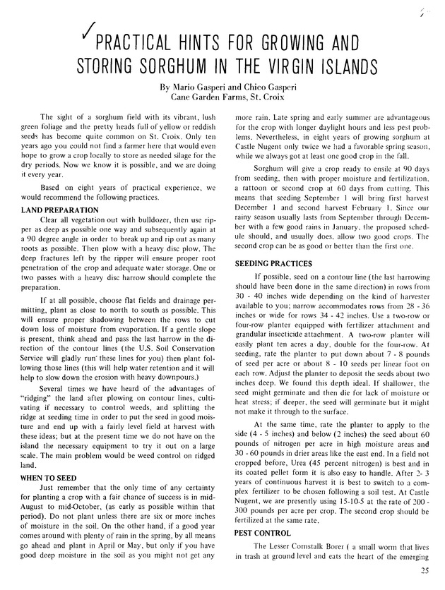 Virgin Islands Agriculture and food fair 1976 - Page 26