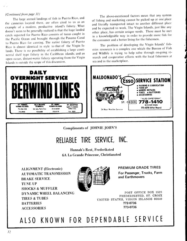 Virgin Islands Agriculture and food fair 1976 - Page 33