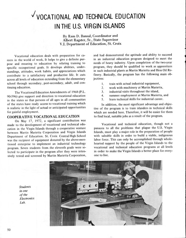 Virgin Islands Agriculture and food fair 1976 - Page 51