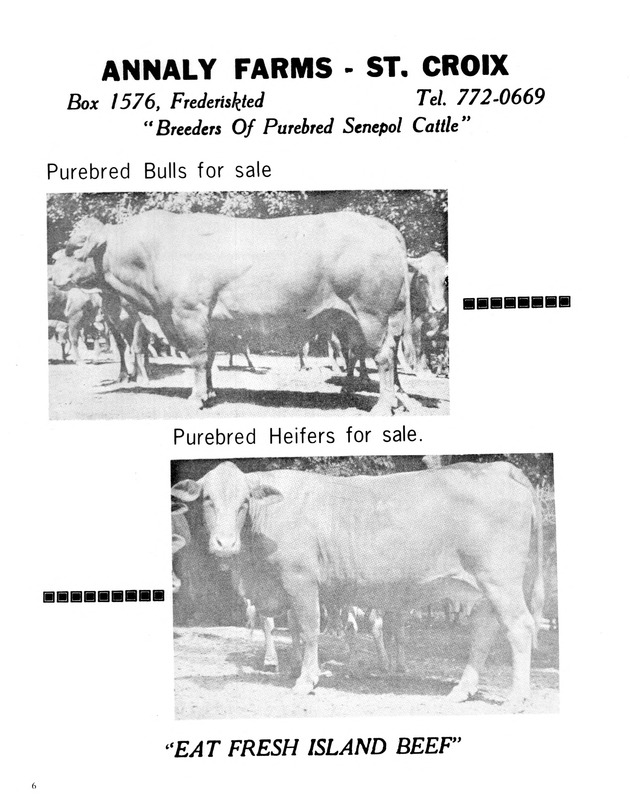 7th Annual Agriculture and food fair of the Virgin Islands 1977. - Page 6