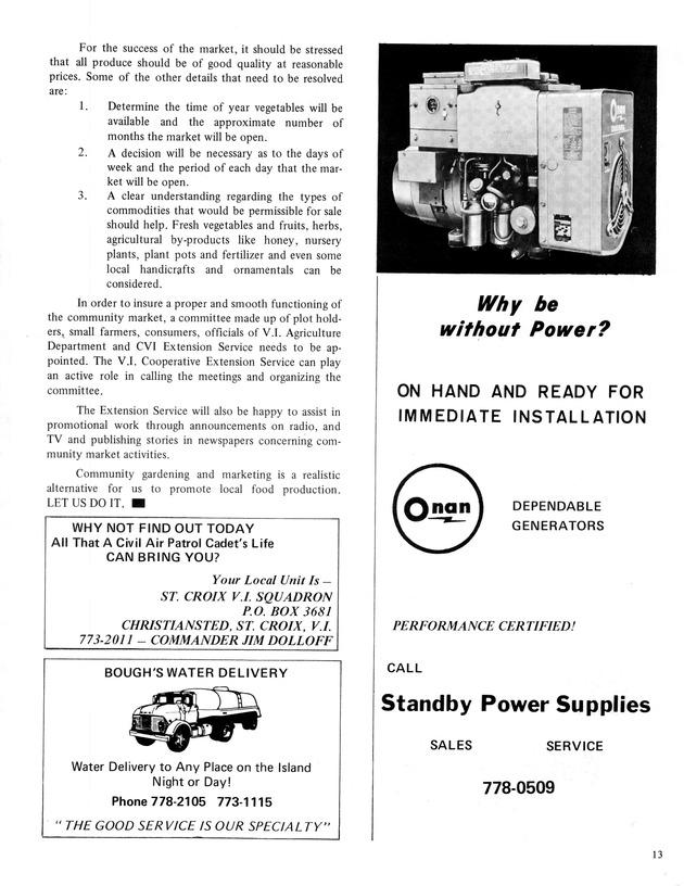 7th Annual Agriculture and food fair of the Virgin Islands 1977. - Page 13