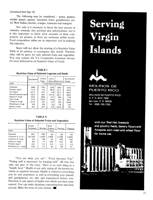 7th Annual Agriculture and food fair of the Virgin Islands 1977. - Page 19