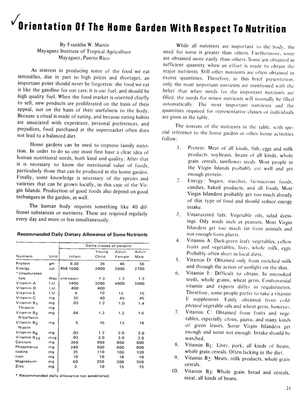 7th Annual Agriculture and food fair of the Virgin Islands 1977. - Page 21