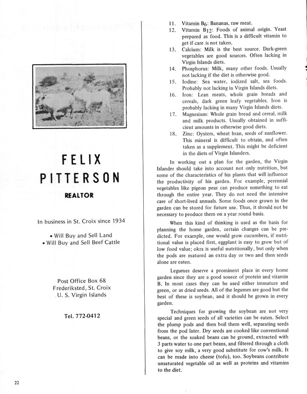 7th Annual Agriculture and food fair of the Virgin Islands 1977. - Page 22