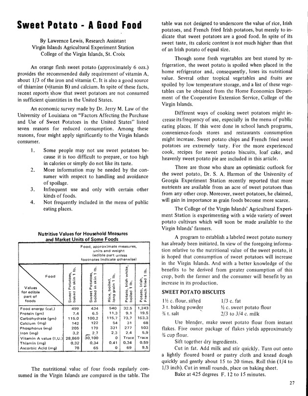 7th Annual Agriculture and food fair of the Virgin Islands 1977. - Page 27