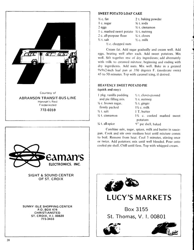 7th Annual Agriculture and food fair of the Virgin Islands 1977. - Page 28