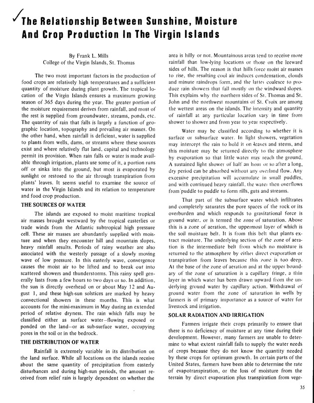 7th Annual Agriculture and food fair of the Virgin Islands 1977. - Page 35