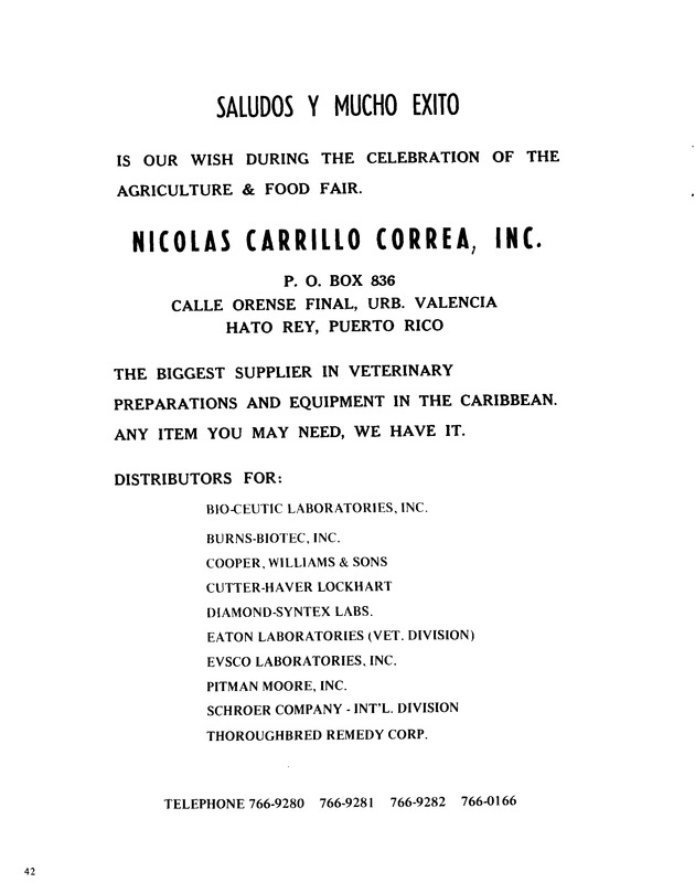 7th Annual Agriculture and food fair of the Virgin Islands 1977. - Page 42