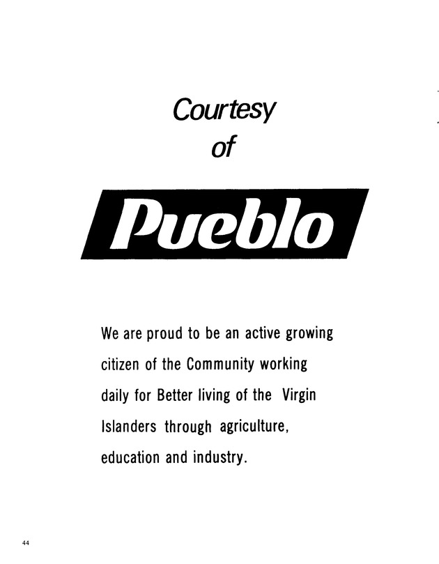 7th Annual Agriculture and food fair of the Virgin Islands 1977. - Page 44