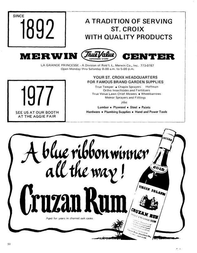 7th Annual Agriculture and food fair of the Virgin Islands 1977. - Page 50