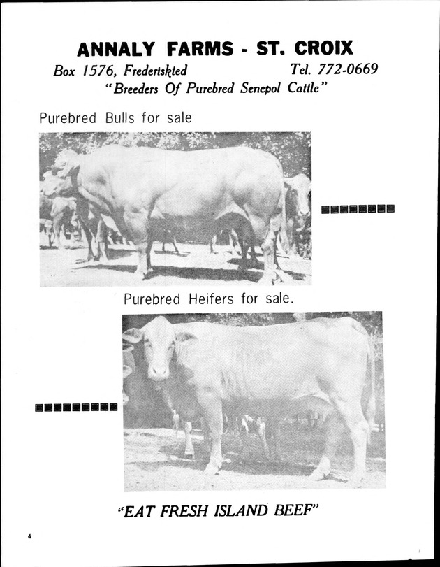 8th Annual Agriculture and food fair of the Virgin Islands 1978 - Page 5