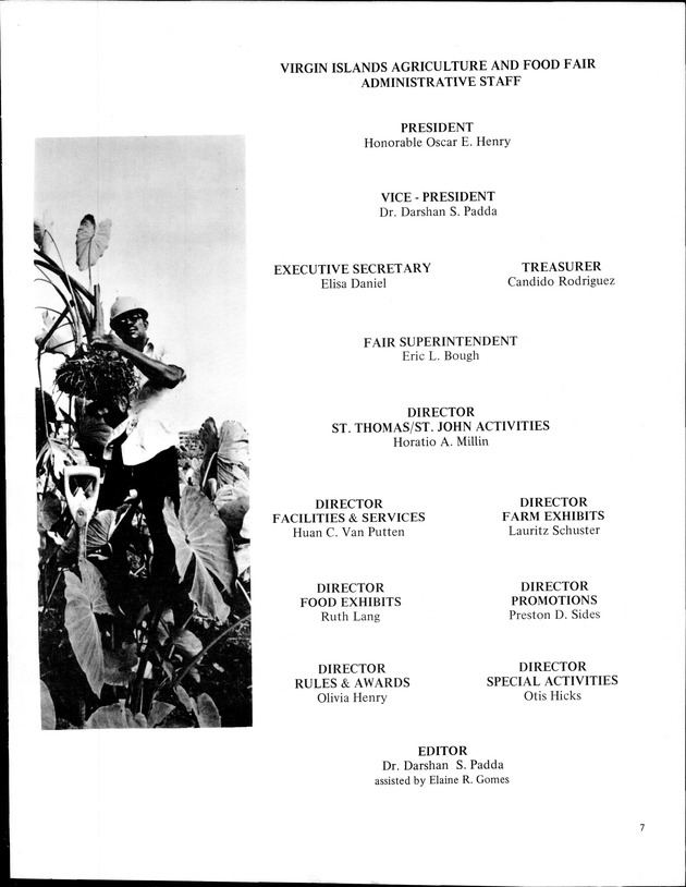 8th Annual Agriculture and food fair of the Virgin Islands 1978 - Page 8