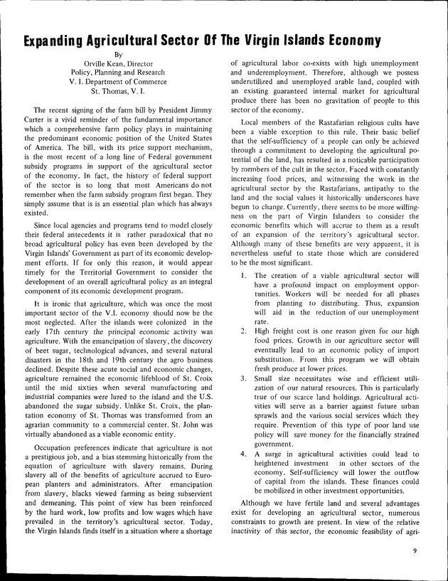 8th Annual Agriculture and food fair of the Virgin Islands 1978 - Page 10