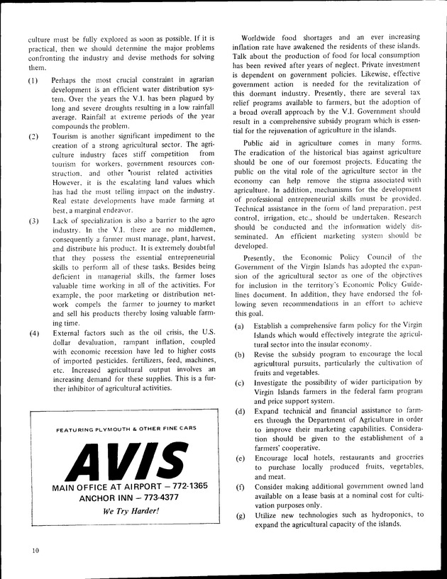 8th Annual Agriculture and food fair of the Virgin Islands 1978 - Page 11