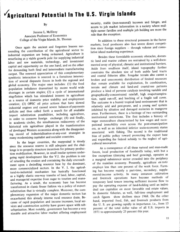 8th Annual Agriculture and food fair of the Virgin Islands 1978 - Page 16