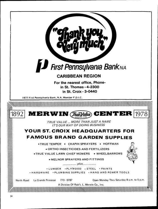 8th Annual Agriculture and food fair of the Virgin Islands 1978 - Page 34