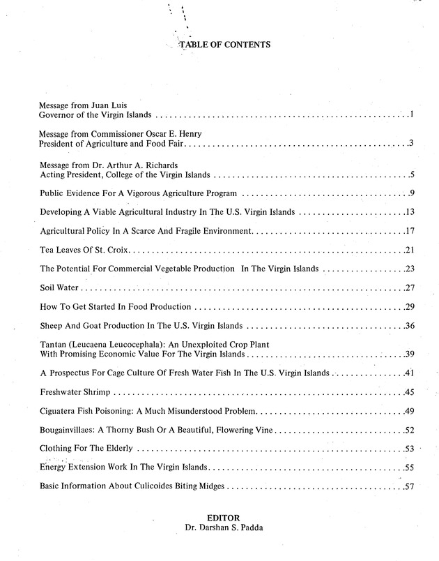 9th Annual Agriculture and food fair of the Virgin Islands1979. - Page 1