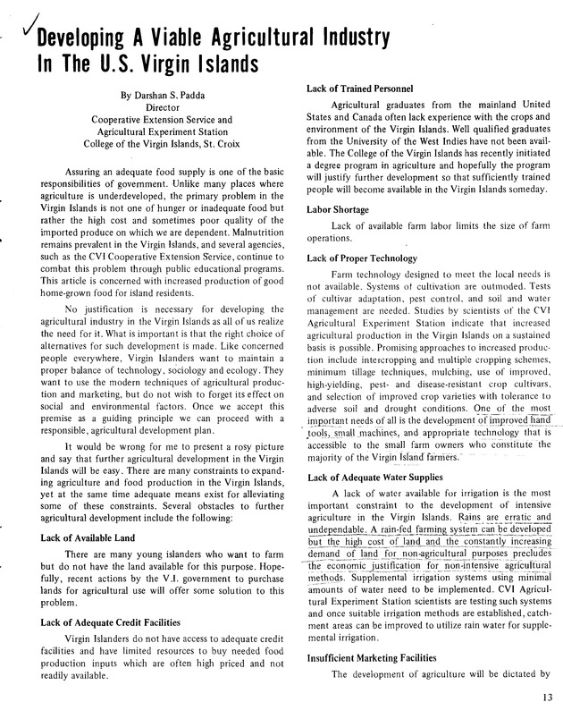 9th Annual Agriculture and food fair of the Virgin Islands1979. - Page 14