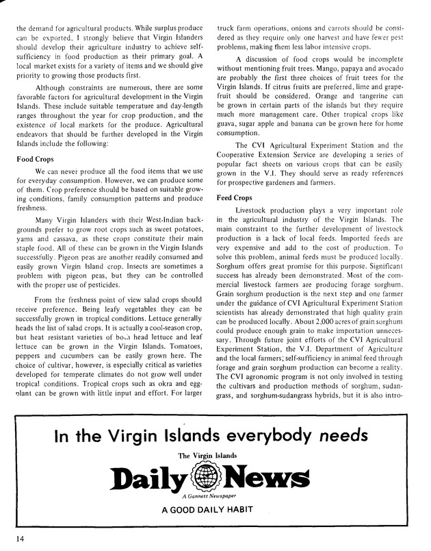 9th Annual Agriculture and food fair of the Virgin Islands1979. - Page 15