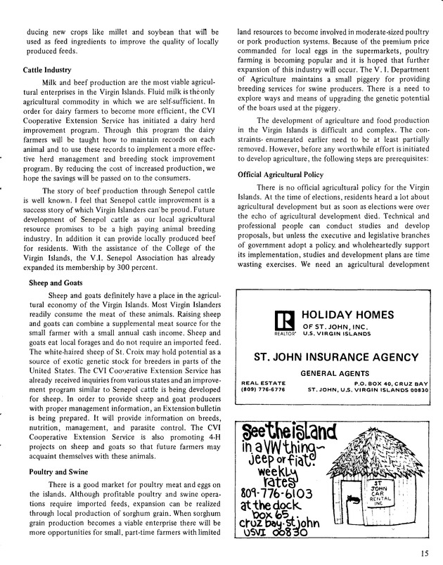 9th Annual Agriculture and food fair of the Virgin Islands1979. - Page 16