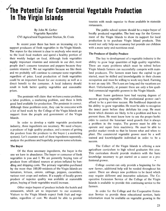 9th Annual Agriculture and food fair of the Virgin Islands1979. - Page 24