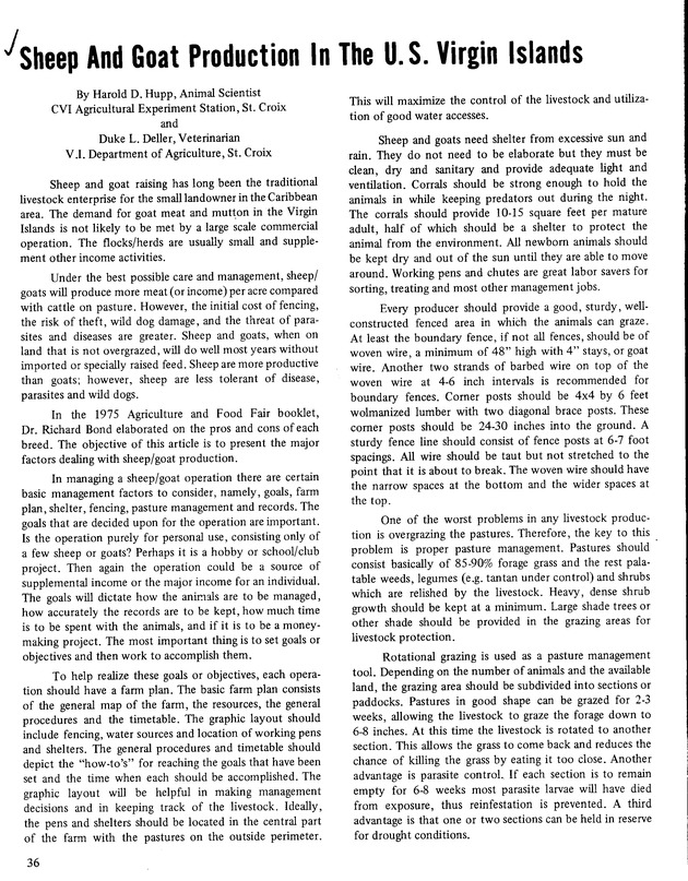 9th Annual Agriculture and food fair of the Virgin Islands1979. - Page 37