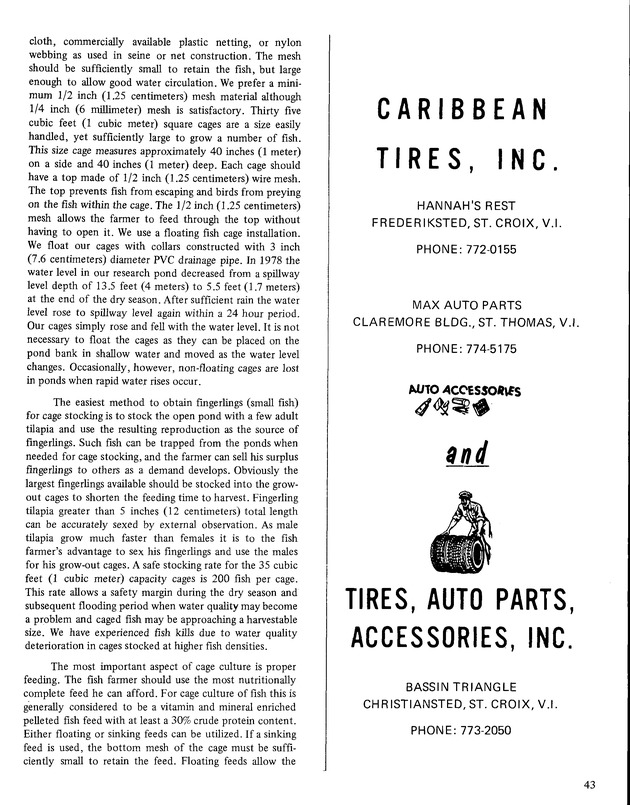 9th Annual Agriculture and food fair of the Virgin Islands1979. - Page 44