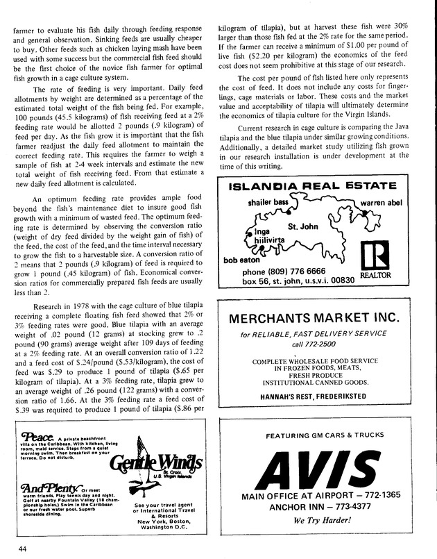 9th Annual Agriculture and food fair of the Virgin Islands1979. - Page 45