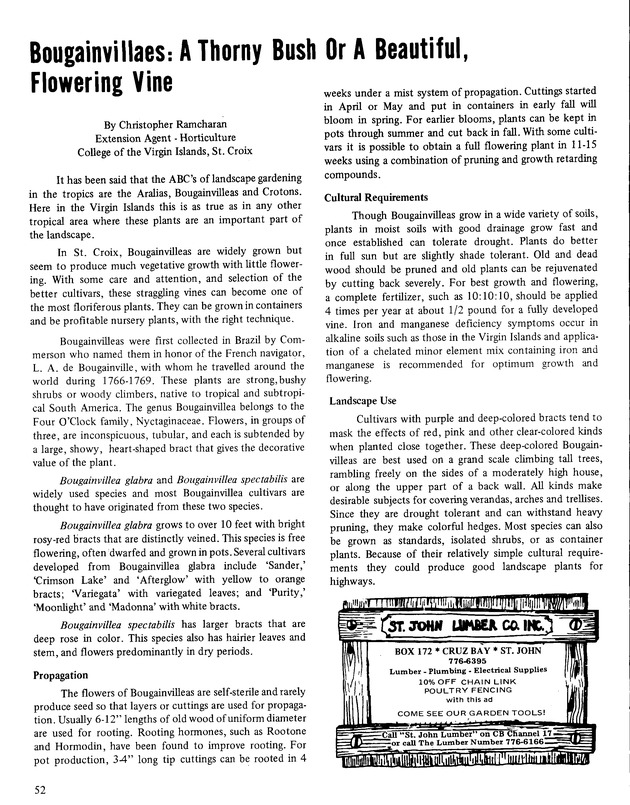 9th Annual Agriculture and food fair of the Virgin Islands1979. - Page 53