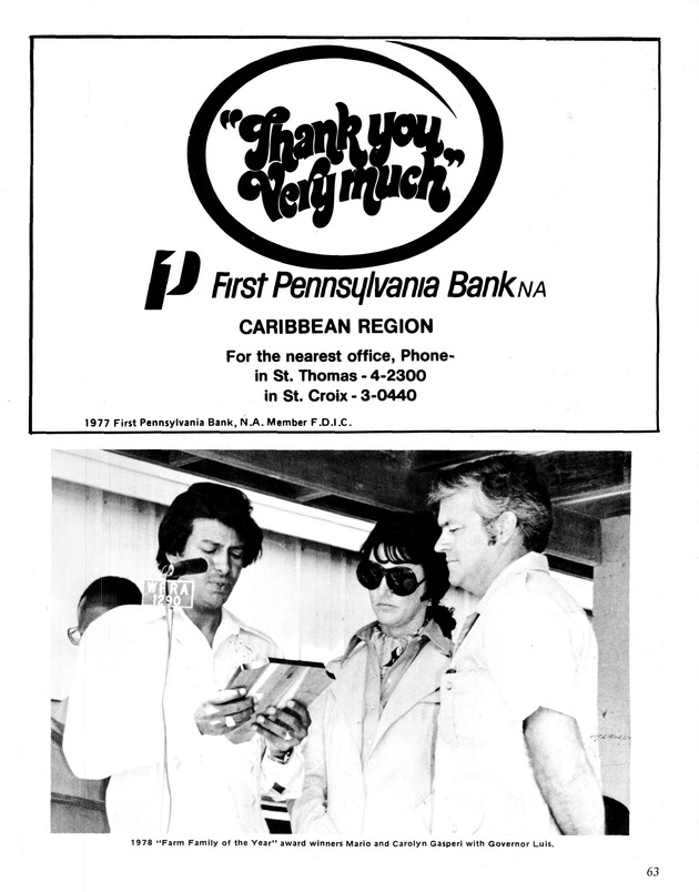 9th Annual Agriculture and food fair of the Virgin Islands1979. - Page 64