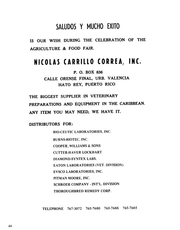 9th Annual Agriculture and food fair of the Virgin Islands1979. - Page 65