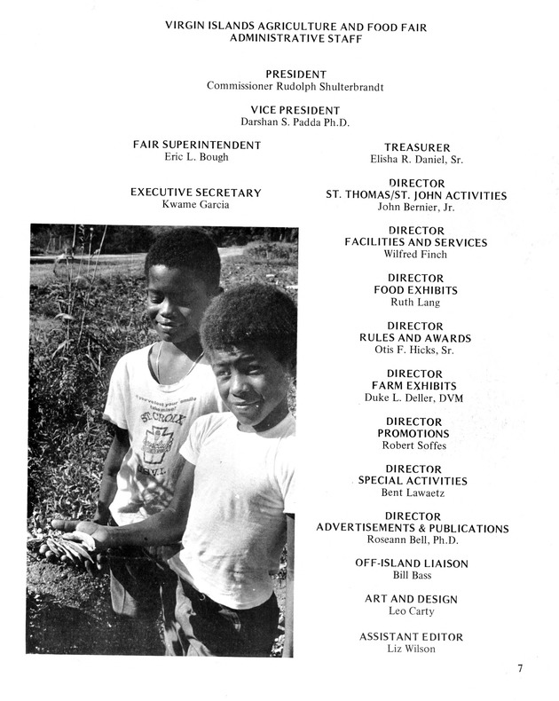 10th Annual Agriculture and food fair of the Virgin Islands 1980. - Page 8