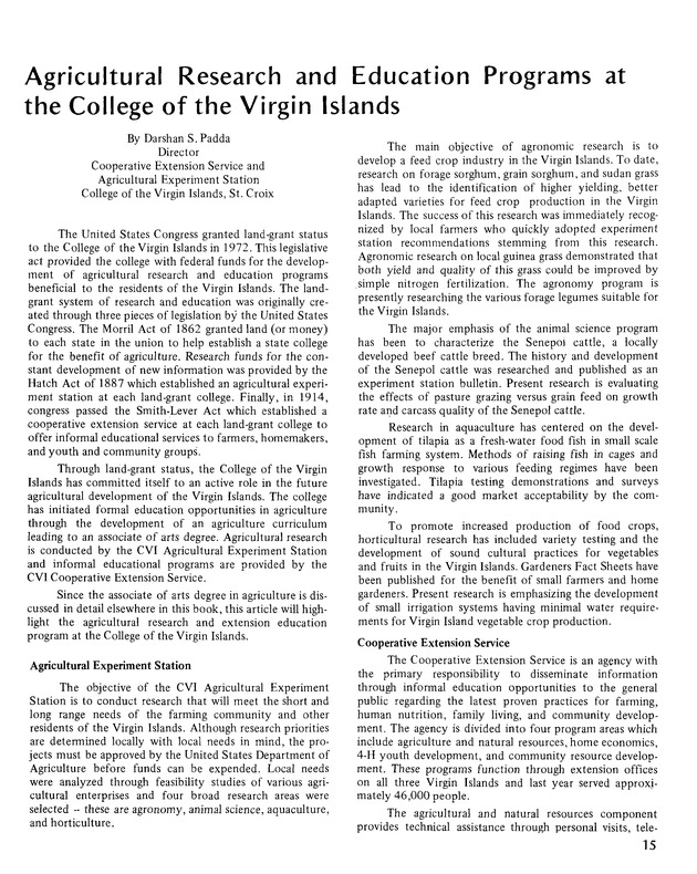 10th Annual Agriculture and food fair of the Virgin Islands 1980. - Page 16