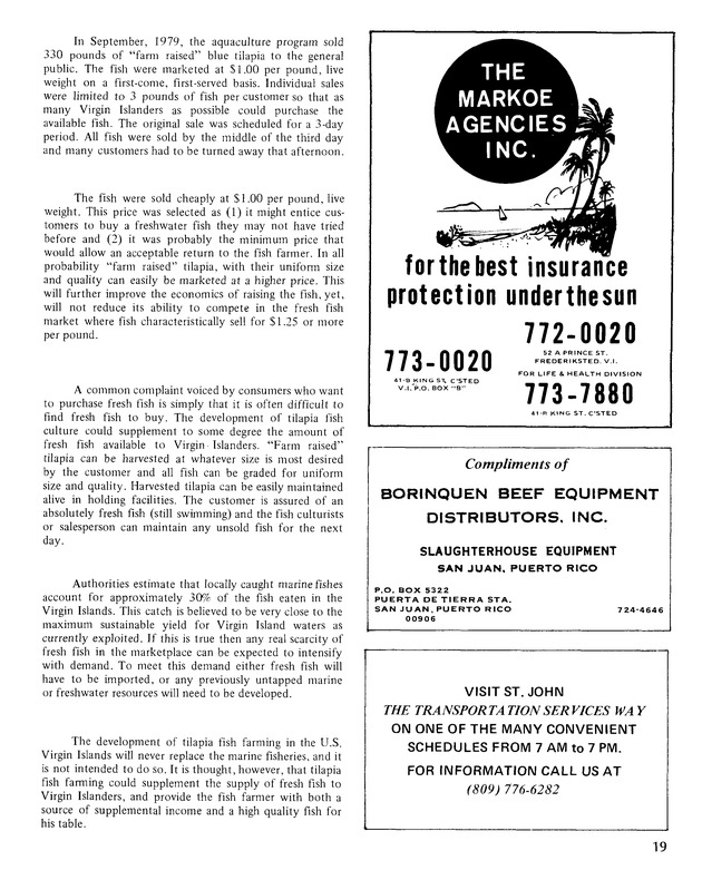 10th Annual Agriculture and food fair of the Virgin Islands 1980. - Page 20