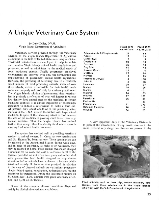 10th Annual Agriculture and food fair of the Virgin Islands 1980. - Page 24