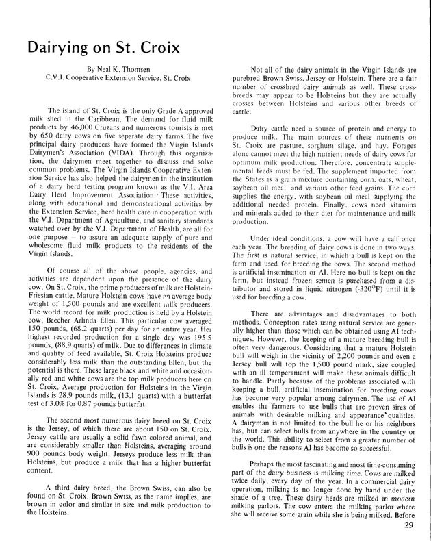 10th Annual Agriculture and food fair of the Virgin Islands 1980. - Page 30