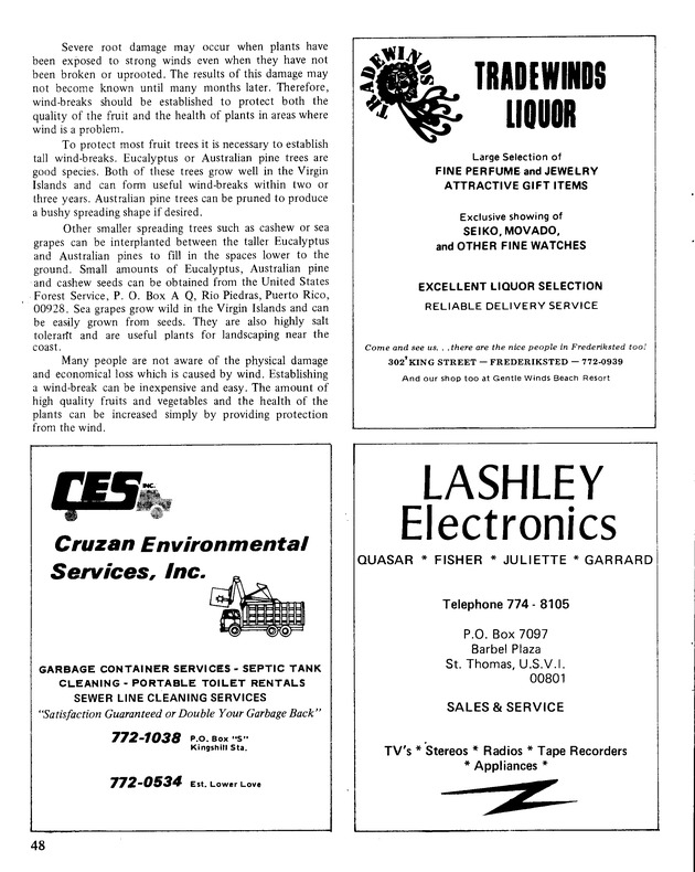 10th Annual Agriculture and food fair of the Virgin Islands 1980. - Page 49