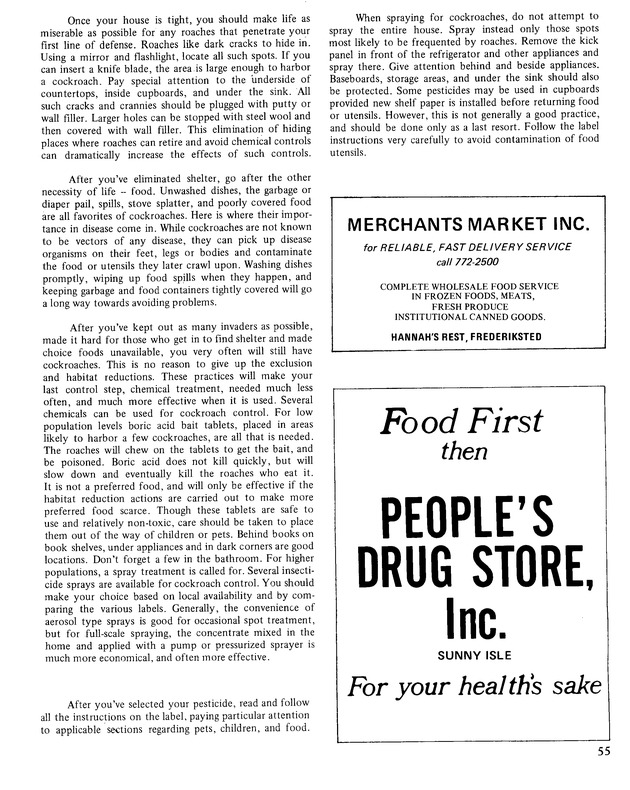 10th Annual Agriculture and food fair of the Virgin Islands 1980. - Page 56