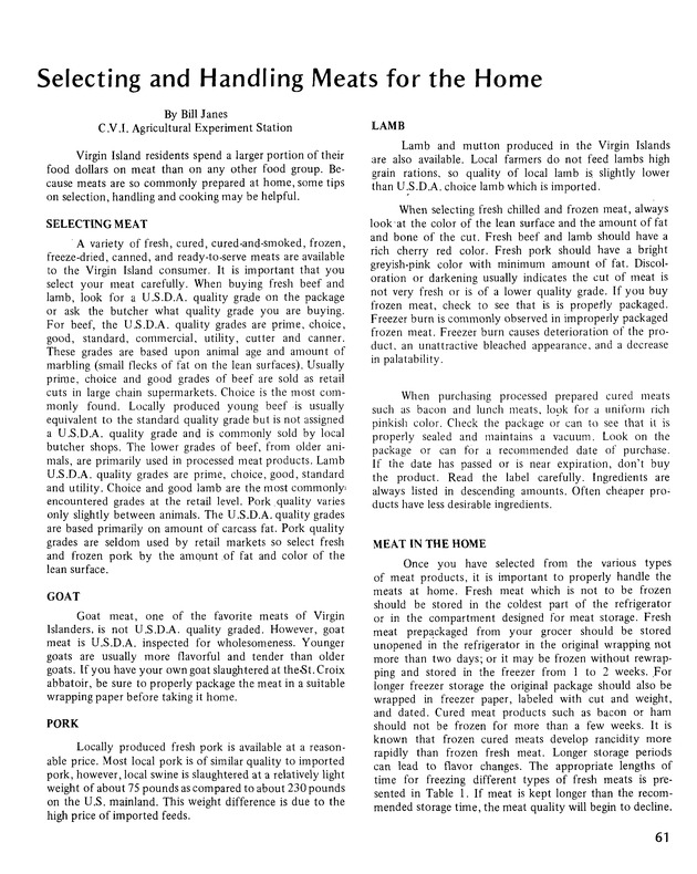 10th Annual Agriculture and food fair of the Virgin Islands 1980. - Page 62