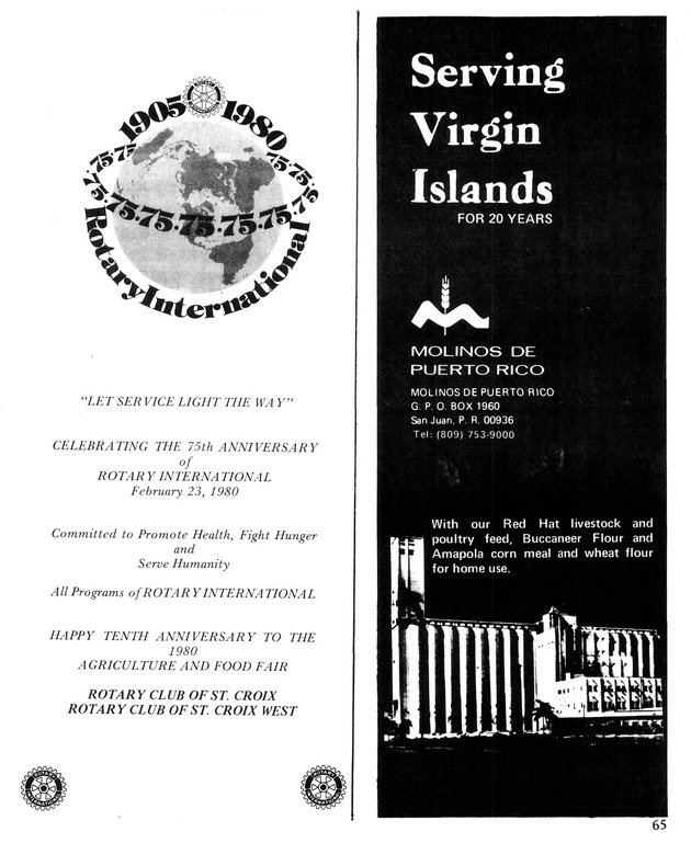 10th Annual Agriculture and food fair of the Virgin Islands 1980. - Page 66