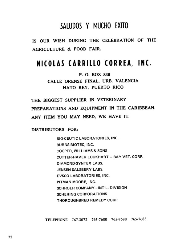 10th Annual Agriculture and food fair of the Virgin Islands 1980. - Page 73