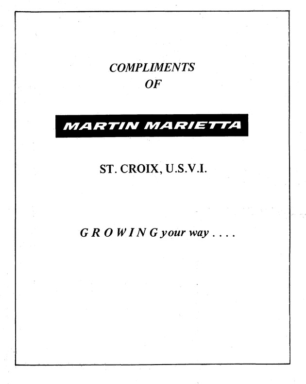 10th Annual Agriculture and food fair of the Virgin Islands 1980. - Page 74