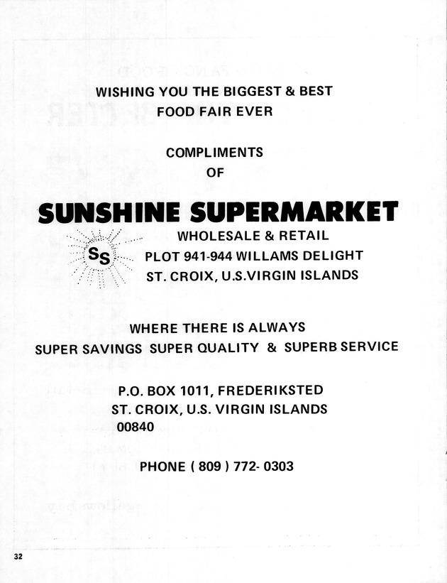 11th Annual Agriculture and food fair of the Virgin Islands 1981. - Page 33