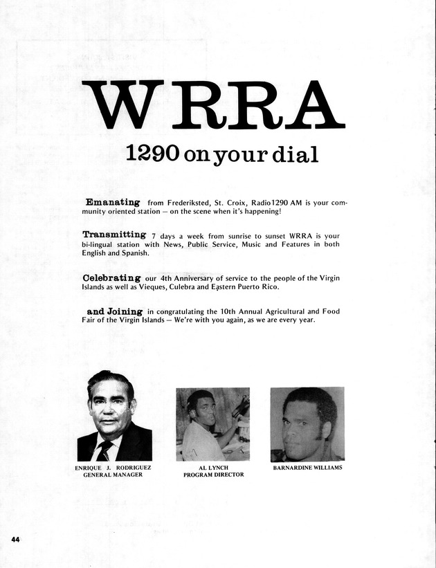11th Annual Agriculture and food fair of the Virgin Islands 1981. - Page 45