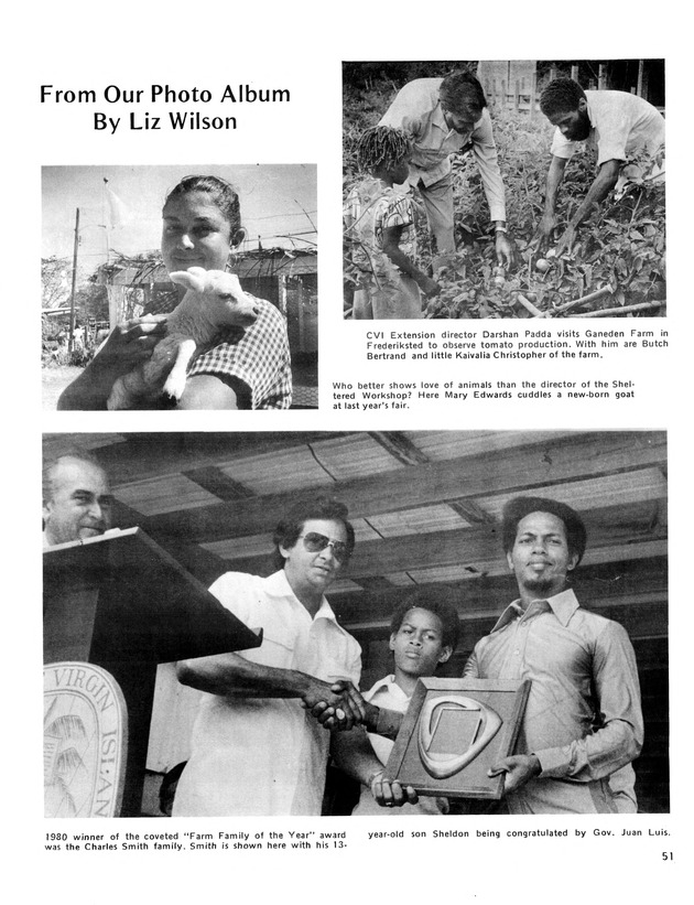 11th Annual Agriculture and food fair of the Virgin Islands 1981. - Page 52